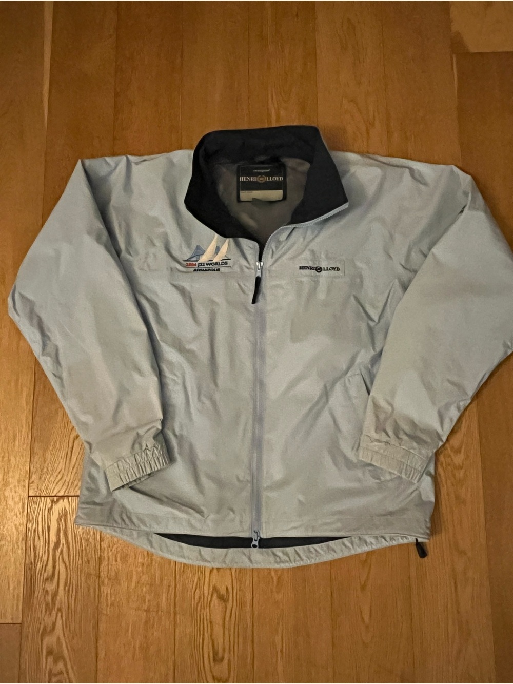 Vintage Henri Lloyd Sailing Jacket Mens L Blue 2004 J22 Worlds Annapolis Yacht